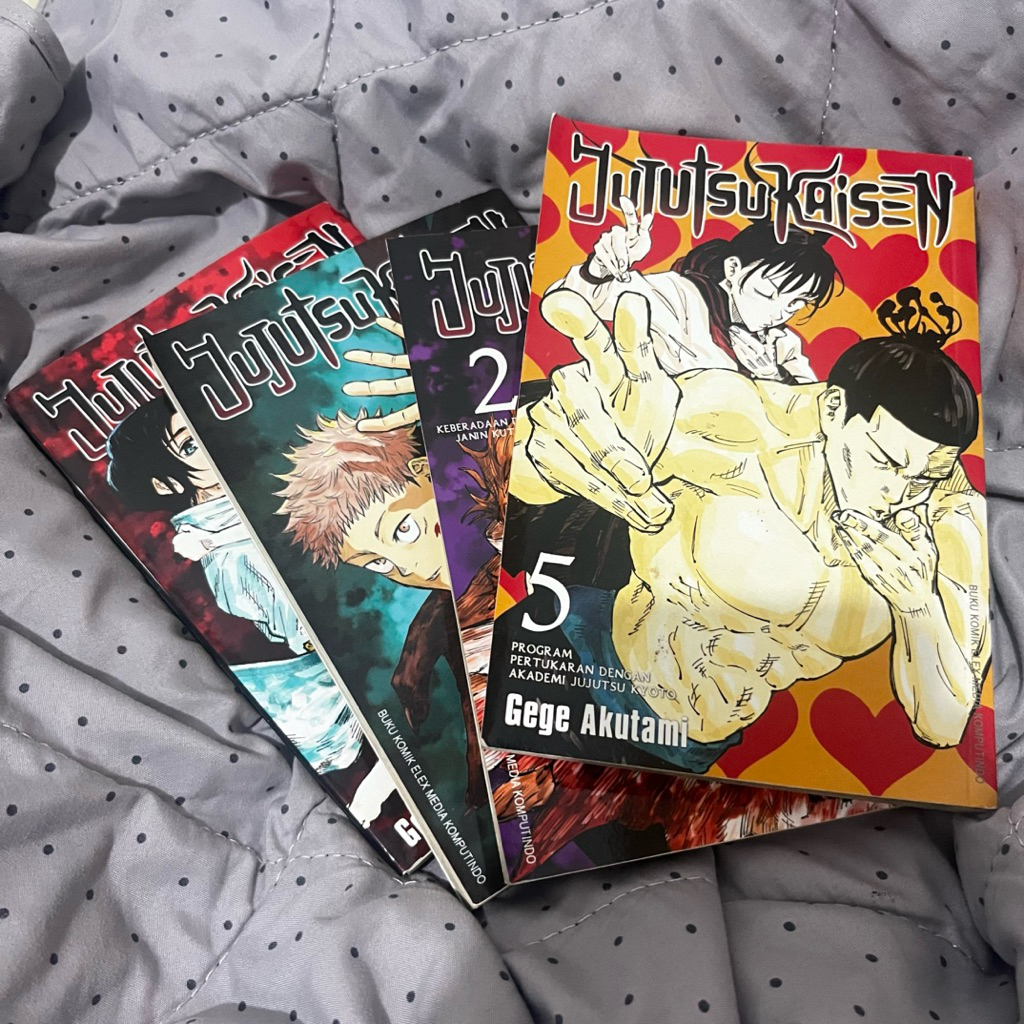 Komik Jujutsu Kaisen preloved colpri