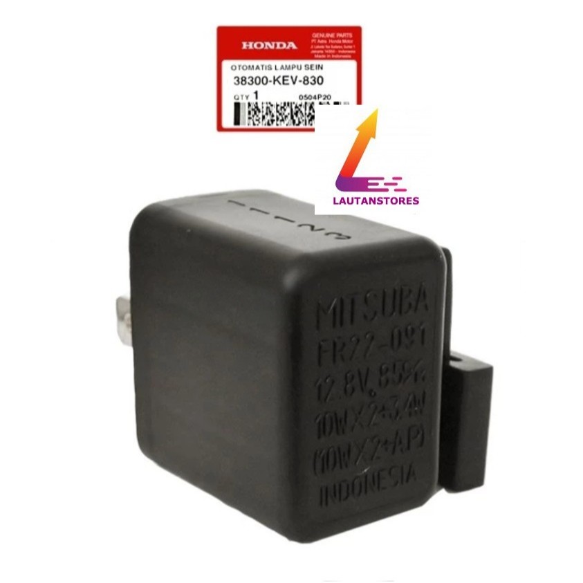 38300-KEV-830 Flasher Relay Otomatis Lampu Sein Riting Supra X PNP Semua Motor Honda Tipe Bebek