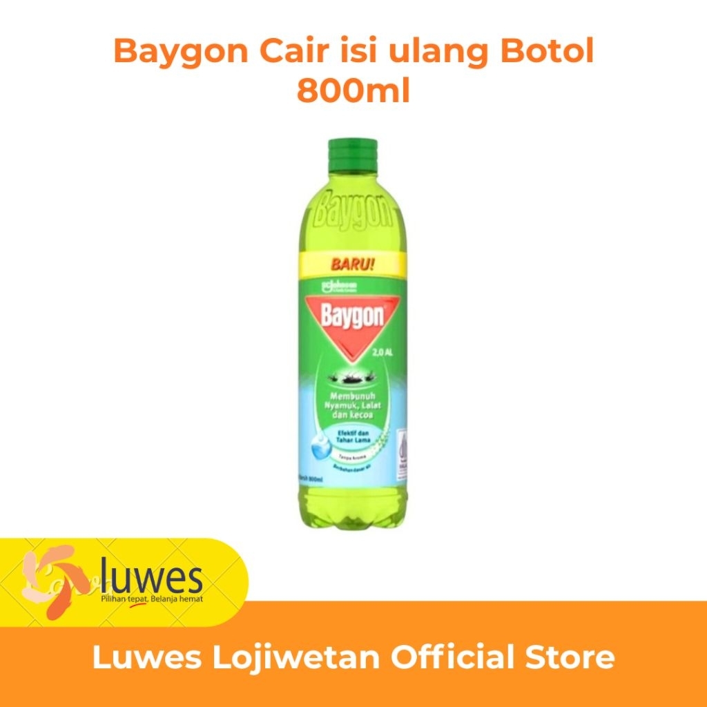 Baygon Cair isi ulang Botol 800ml