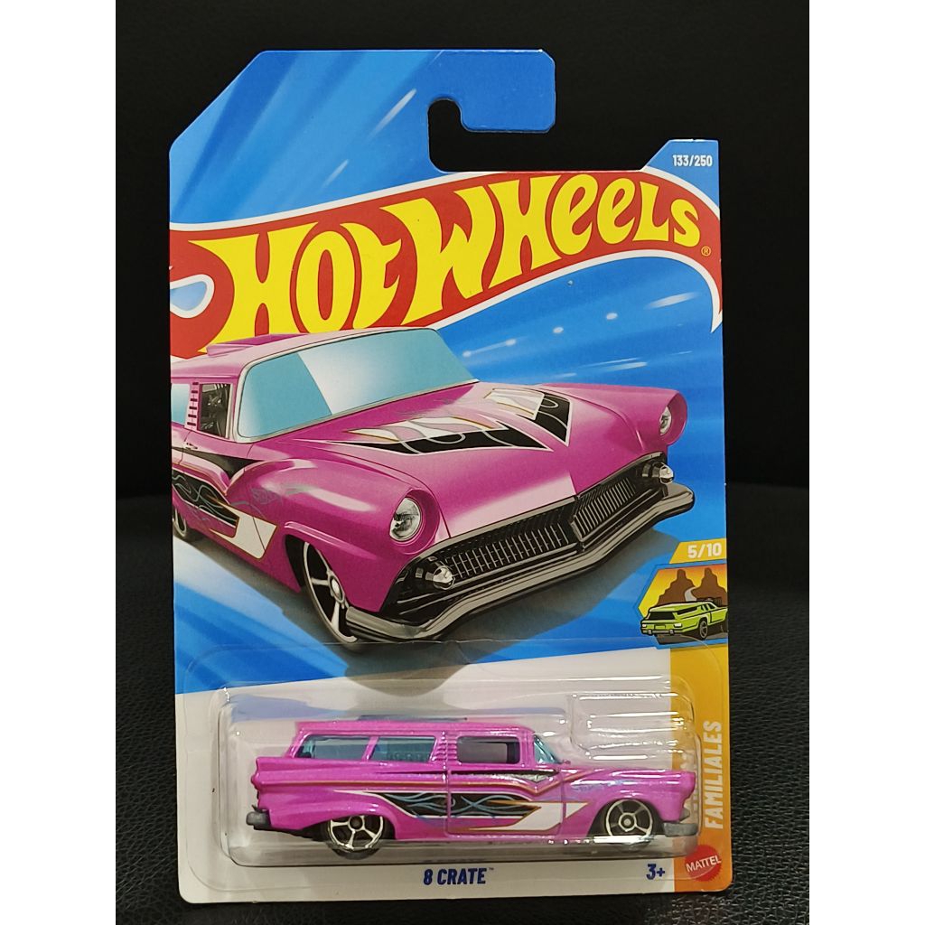 Hotwheels 8 Crate Pink