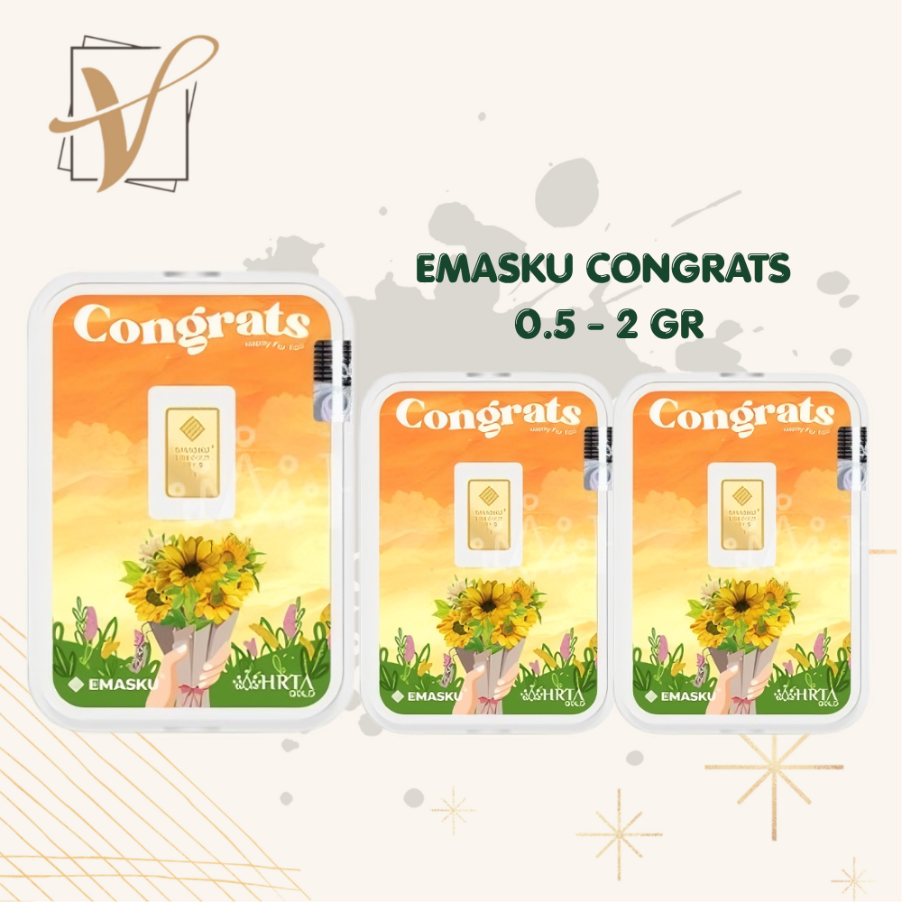Logam Mulia Emasku Congratulation 0.5 - 2 Gram