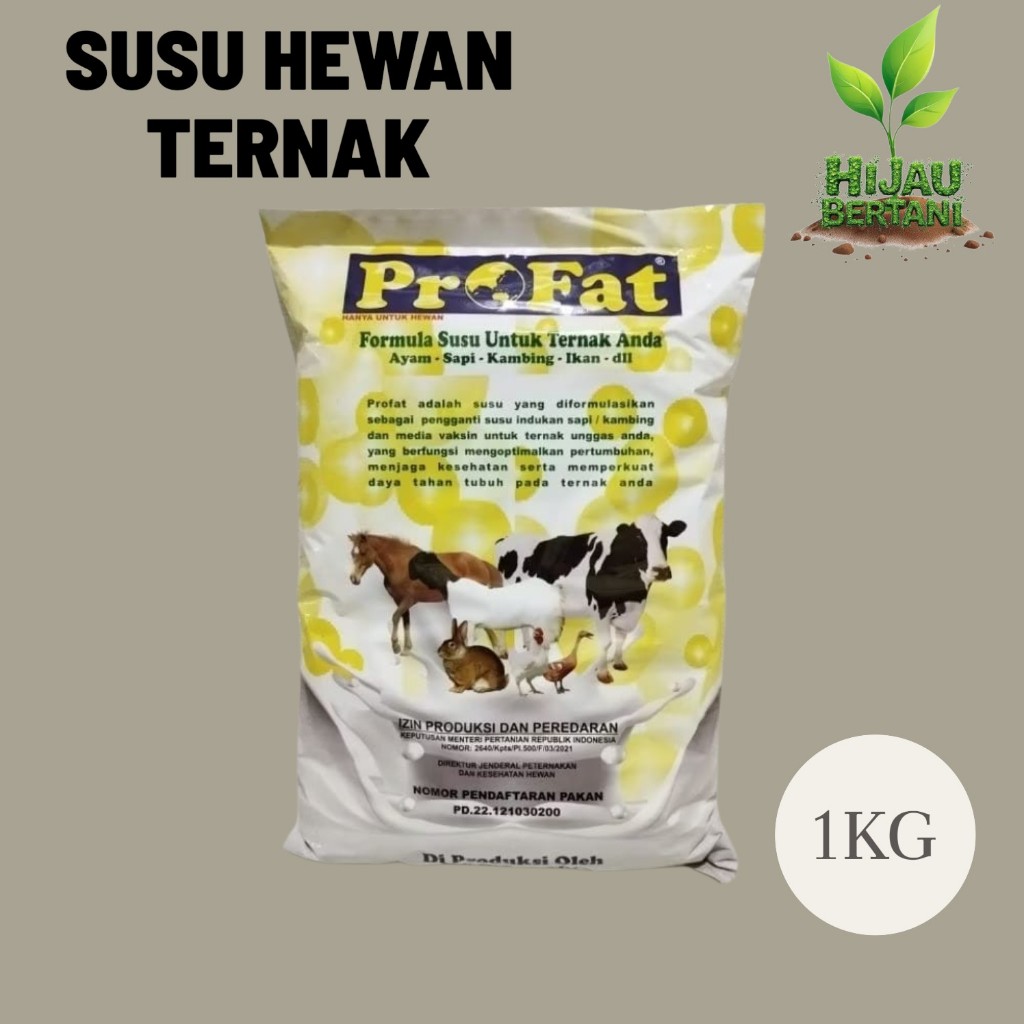 PROFAT SUSU TERNAK KAMBING 1KG - Susu Hewan Ternak untuk Sapi Kambing Ikan Ayam