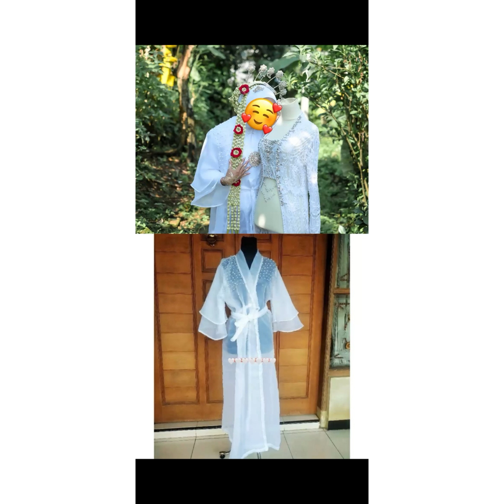 [PRELOVED] Gaun Wedding Robe Putih