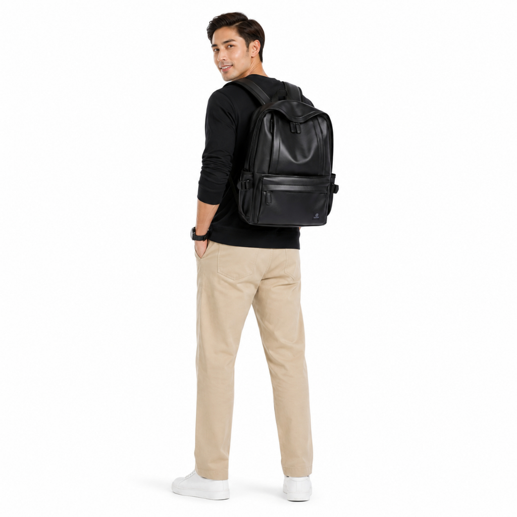 Tas Ransel Elliot  - Tas Ransel Pria - Tas Ransel Kulit - Tas Ransel Pria Kulit - Tas Sekolah - Tas 