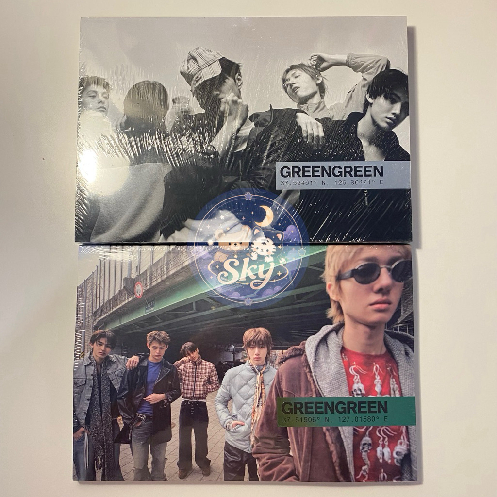 [READY STOCK] Official ALBUM CORTIS GREENGREEN STUDIO BRIDGE