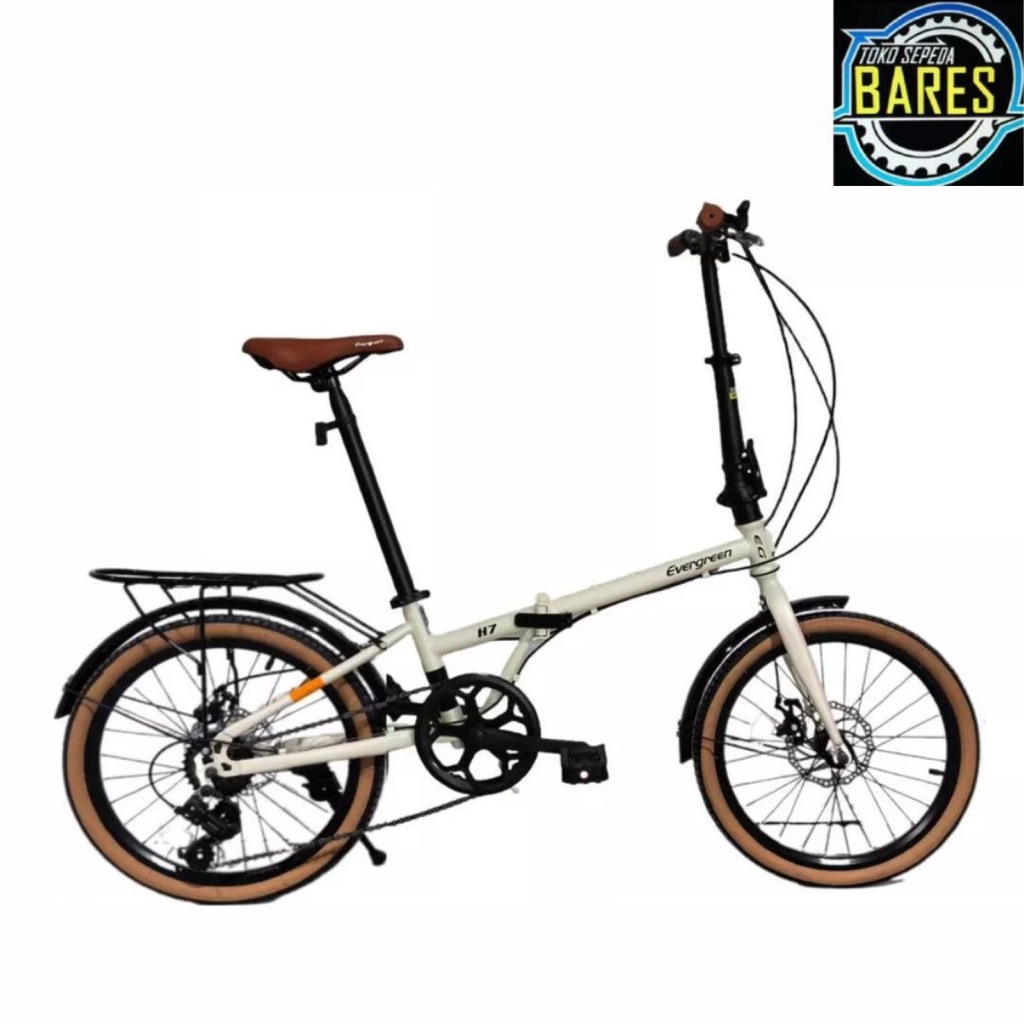 Sepeda Lipat Evergreen H7 ukuran 20 Inch dan Sepeda Lipat Evergreen 16 Inch