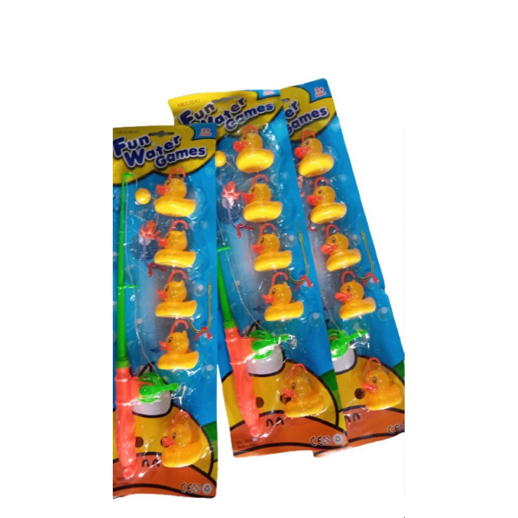 Mainan pancing pancingan bebek isi 5