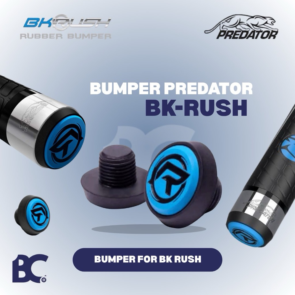 Bumper Predator BK Rush Rubber Bumper Stick Billiard Aksesoris Cue Predator