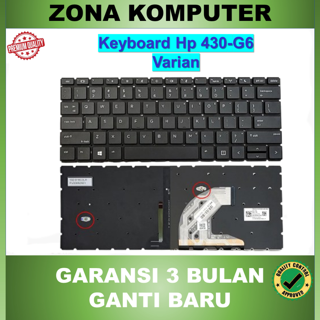 Keyboard Hp Probook 430-G6 430 G6 430-G7 430 G7 435-G6 Backlight Backlite Backlit