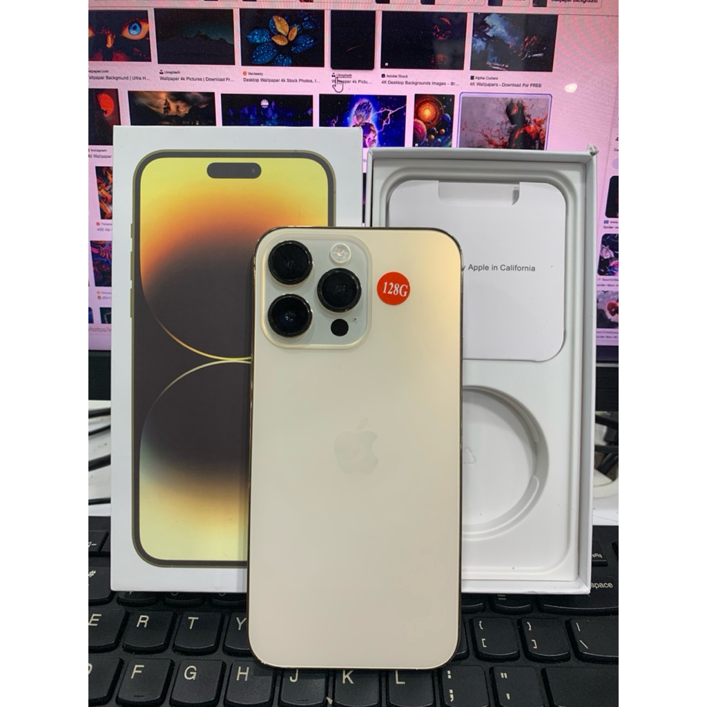 iPhone 14 Pro Max 128GB Rose Gold Ex inter