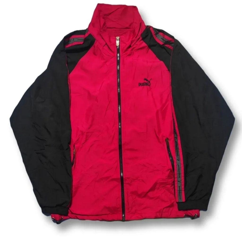 Jaket parasut vtg puma disc system (Rp.200)
