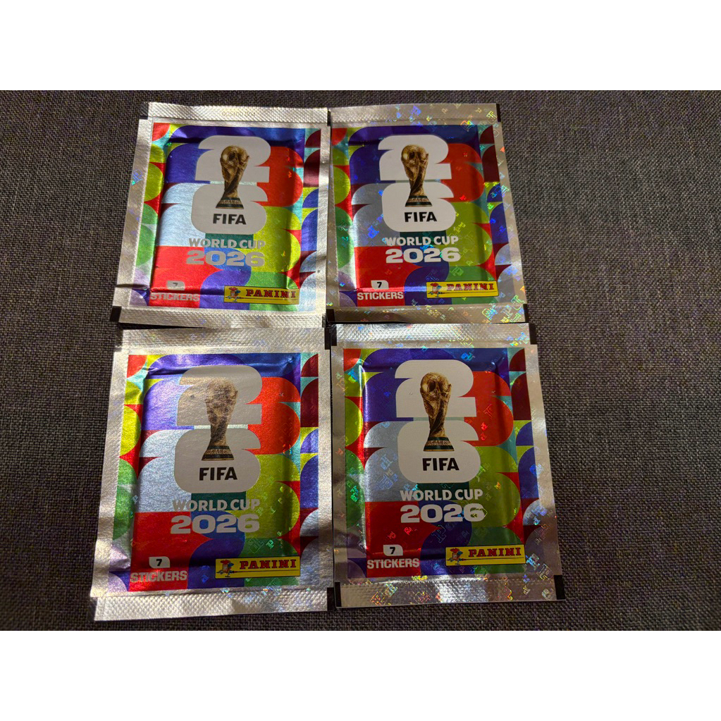 Kartu Bola Panini Adrenalyn XL FIFA World Cup 2026 Booster Pack Pak Piala Dunia 2026 Stiker Sticker 