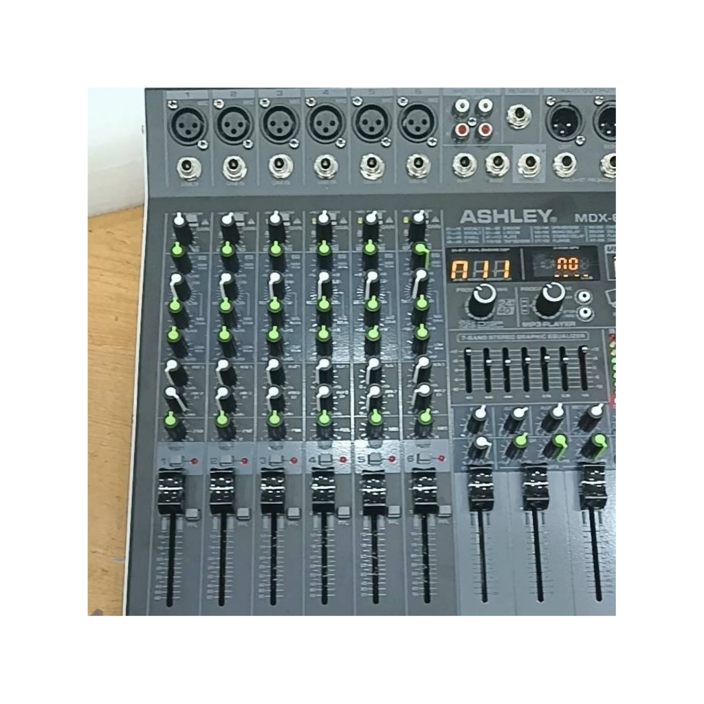 Mixer Ashley Mdx 6 mdx 6 audio mixer ashley