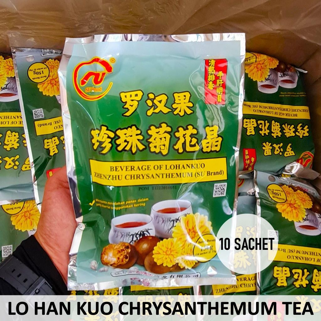 Lohankuo Chrysanthemum Tea 10 Sachet / Liang Teh Untuk Panas Dalam