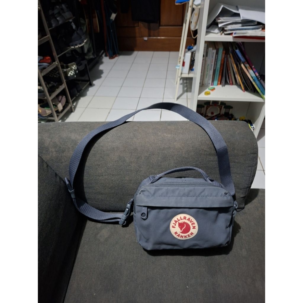 Tas Waist Bag Fjallraven Kanken Hip Pack Graphite Original