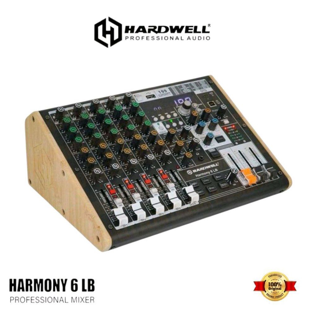 Mixer Hardwell Harmony 6 LB With Loopbavk Key Control 199 DSP 6 Channel Original