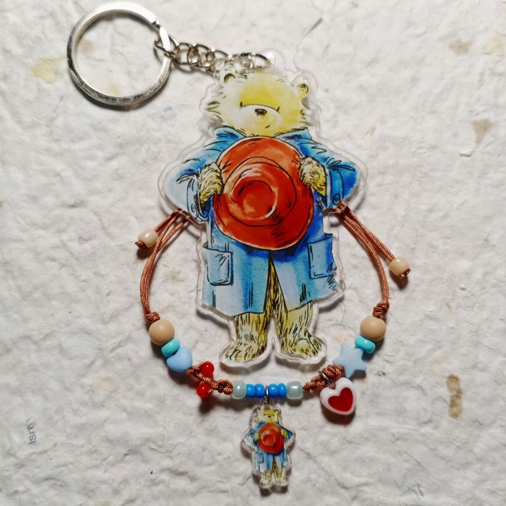 gelang ganci Paddington Bear bracelet keychain Paddington