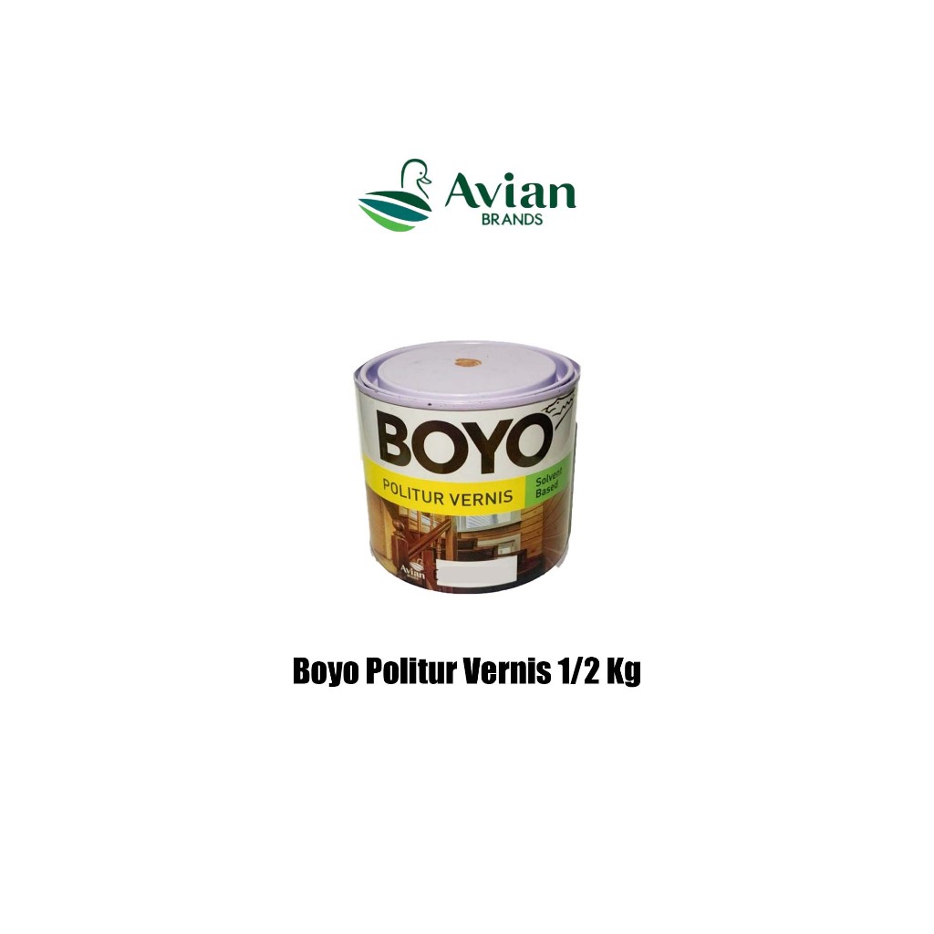 CAT POLITUR PLITUR VERNIS PERNIS KAYU BOYO 1/2 Liter PERNIS KUSEN PINTU MEJA KURSI LEMARI JENDELA
