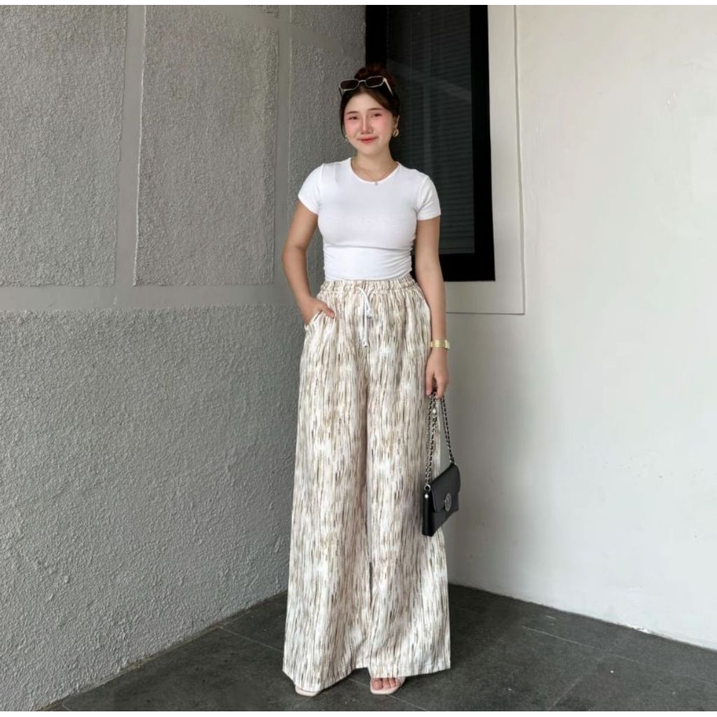 kulot katun motif abstrak