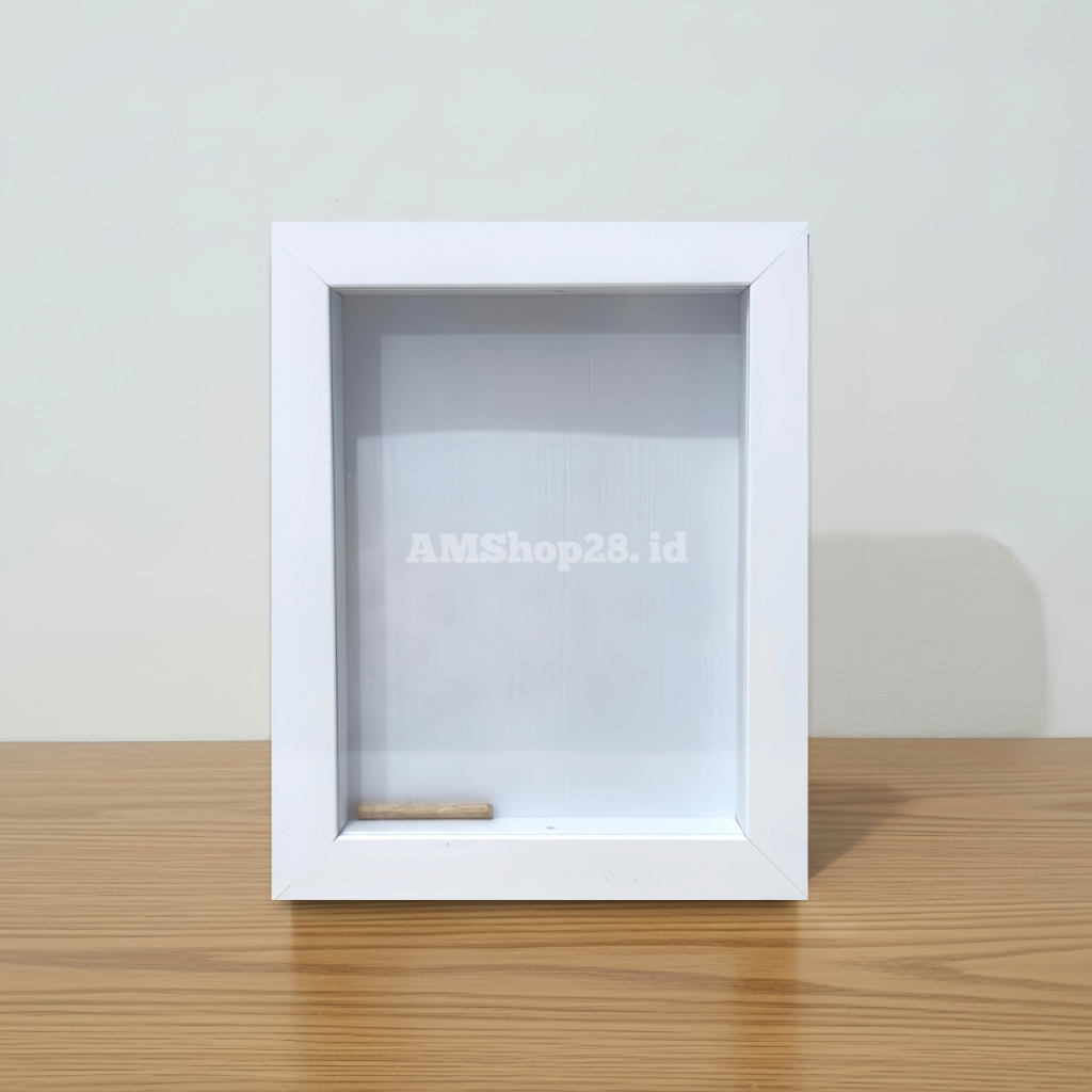 Bingkai 3D bunga kering ukuran 15×20cm, bingkai foto aesthetic