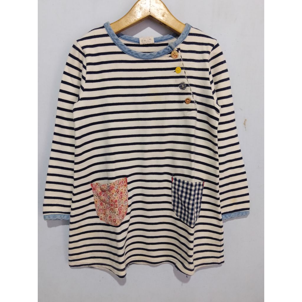 [PERNAH DIPAKAI] Tunik kaos anak etnik usia 7-8th