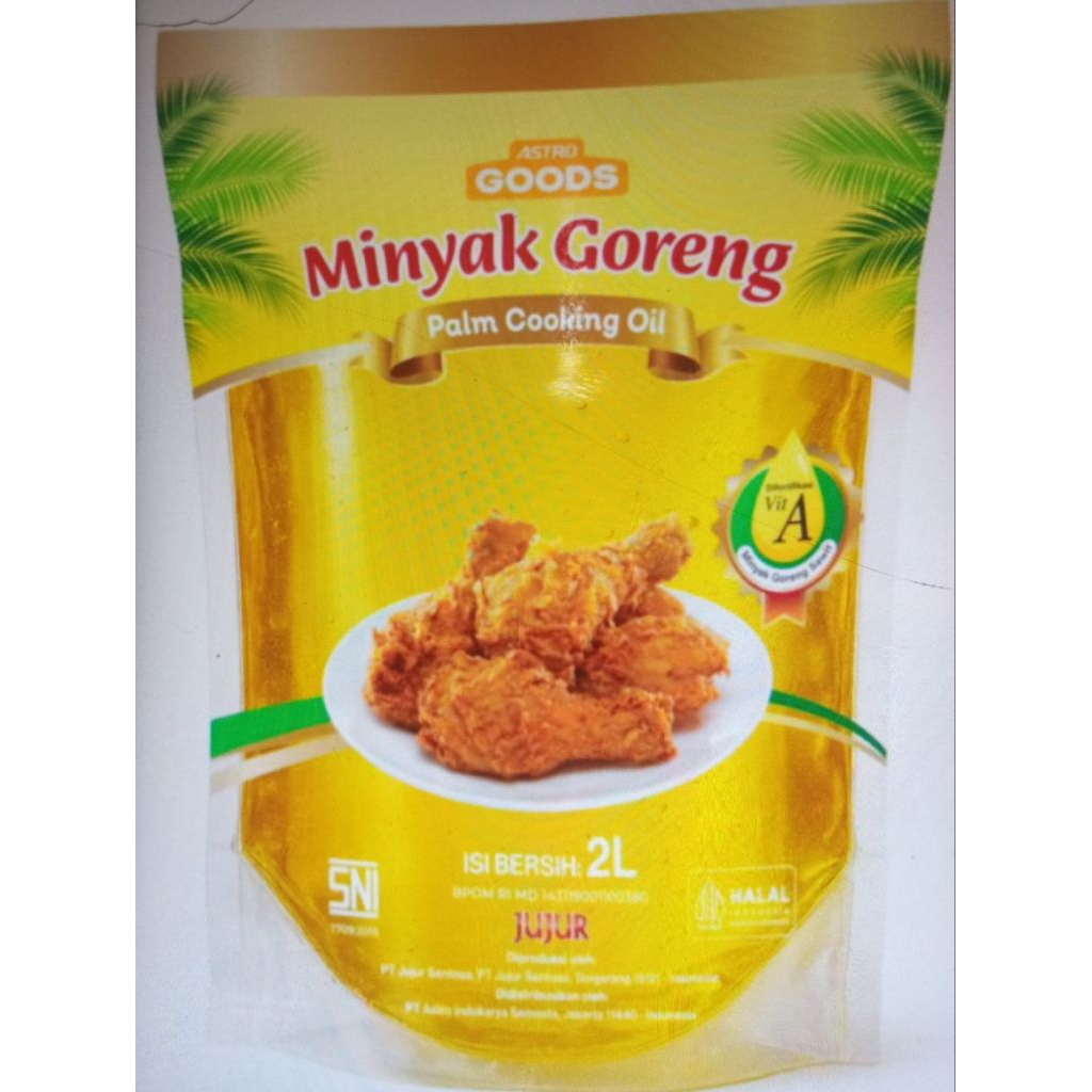 Minyak Goreng Sawit Jujur 2 Liter
