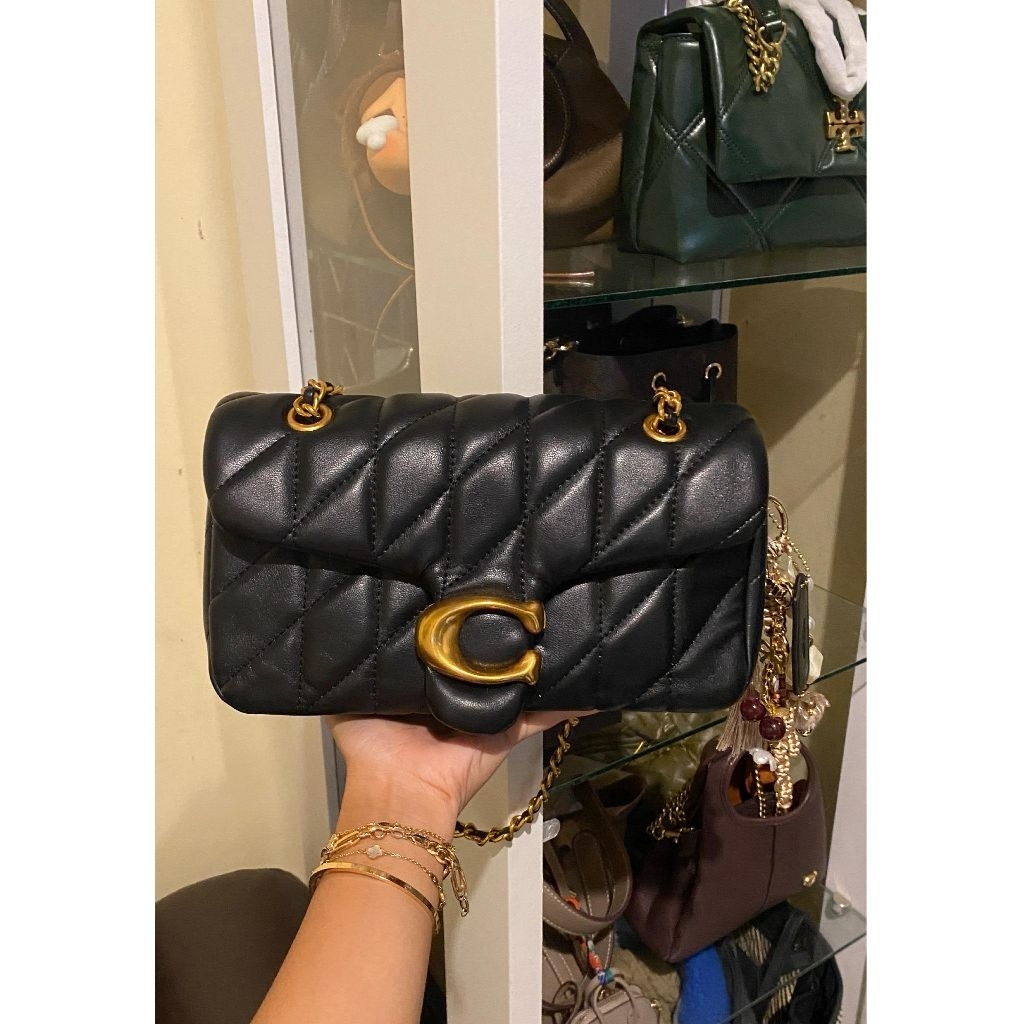 coach tabby quilted bag