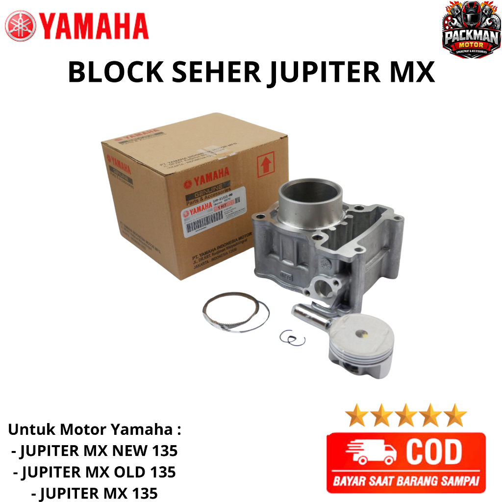 Blok Seher jupiter mx 135 new - blok jupiter mx old  5YP - 5OC ori Packman motor