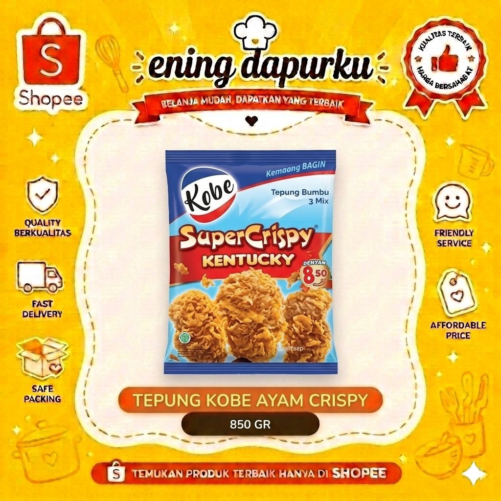 Tepung Kobe Ayam Crispy 850 gram