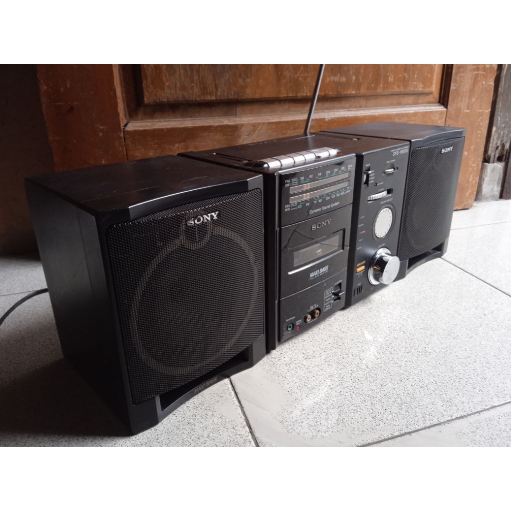 Radio Compo SONY CFS-1085S, Semua normal kecuali tape