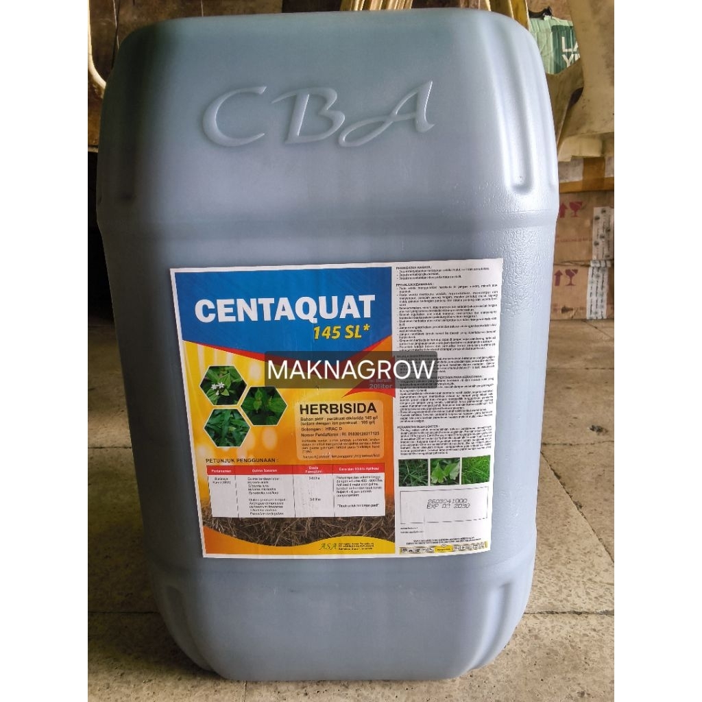 Herbisida kontak CENTAQUAT 145SL Racun rumput 20 liter
