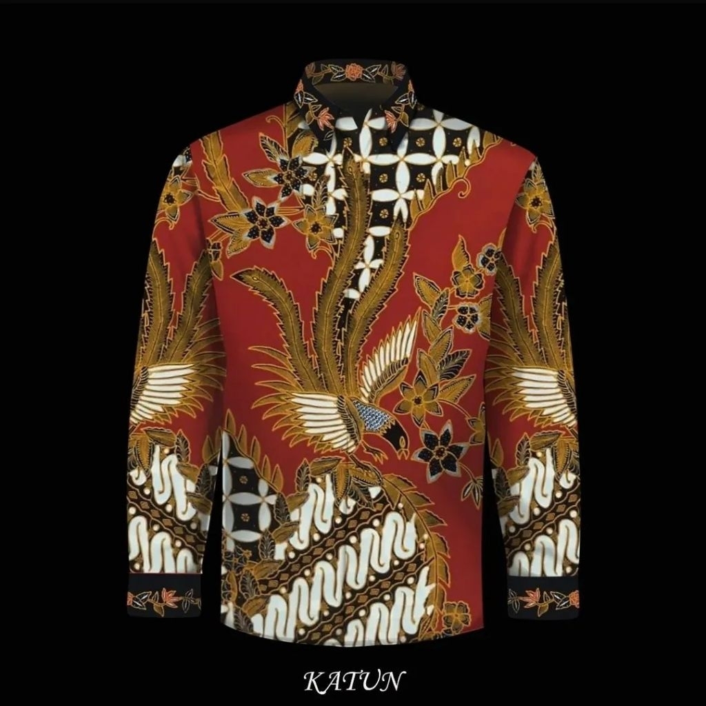 kain batik tulis pria bahan katun kain batik tulis pria warna merah kain