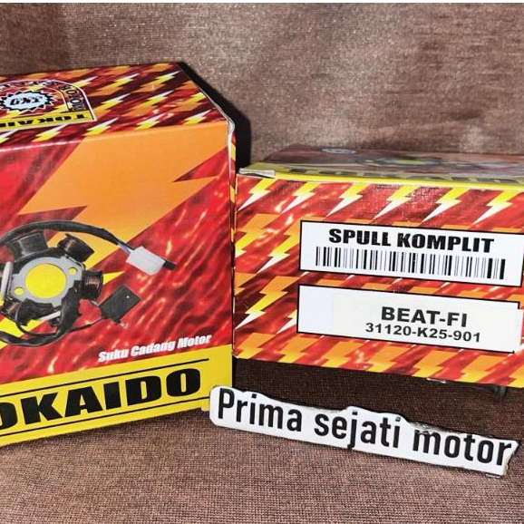 KOMPLIT SET PENGAPIAN MOTOR | SPULL ASSY / SPULL KOMPLIT / SPULL + FULSER BEAT F1 INJEKI STATER KASA