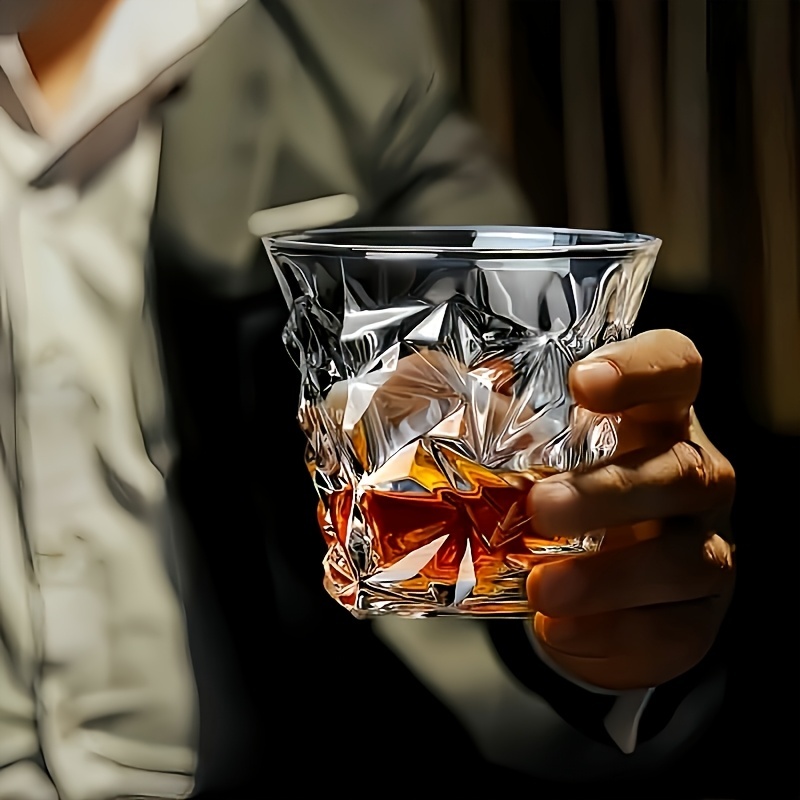 Gelas Kristal Whisky 300ml – Desain Eropa Elegan untuk Wine & Whiskey