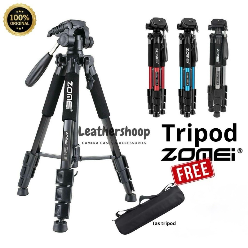 Zomei Profesional Tripod Berkualitas untuk Kamera DSLR Mirorrless & Smartphone