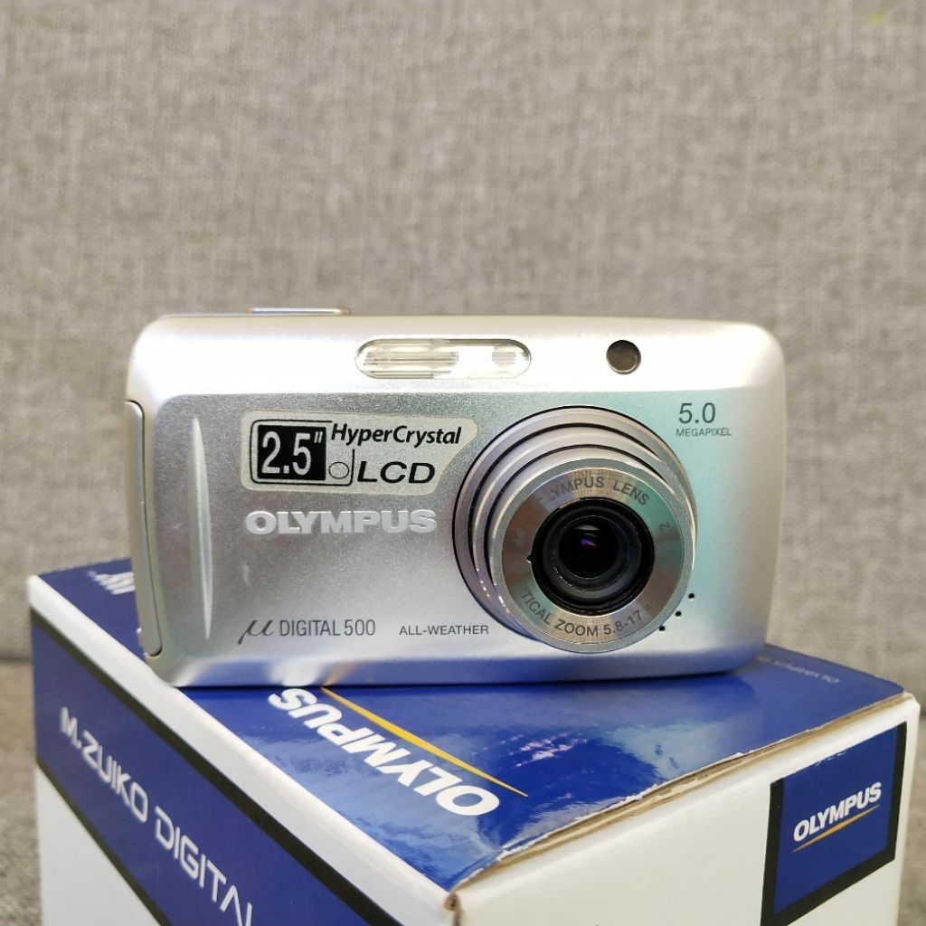 Olympus Mju500 Kamera Pocket Digital Langka Mju 500 u500 Original