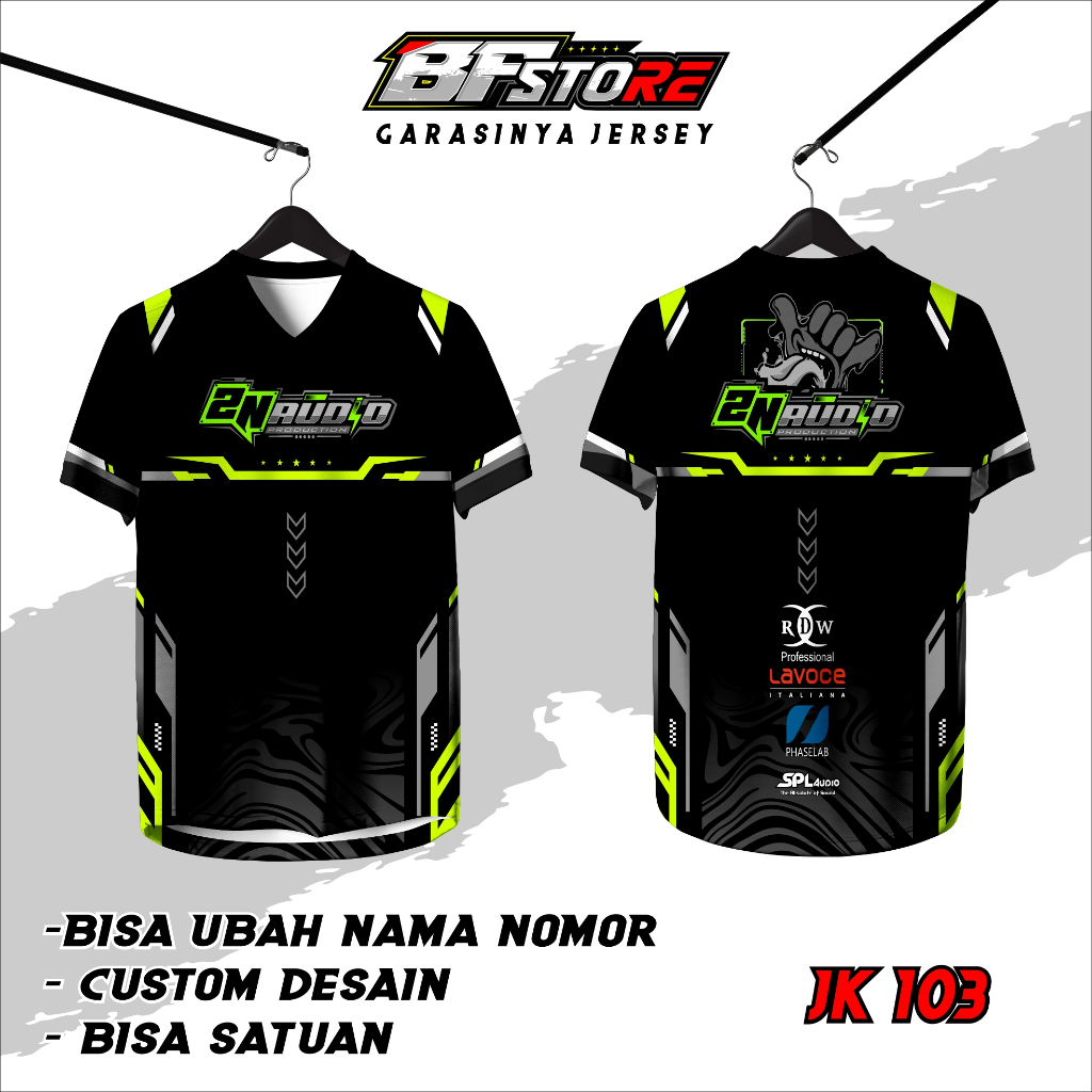 Custom Jersey Team Sound System Keren - Baju Karnaval Sound System Harga Terjangkau - JK103