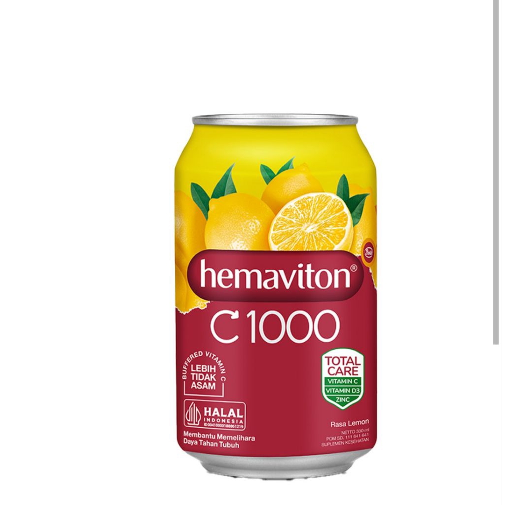 hemaviton C1000 lemon kaleng 330ml