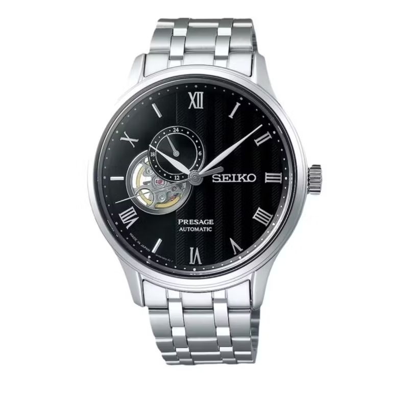 JAM TANGAN ANALOG PRIA SEIKO SSA377J1 / SSA377J / SSA377 PRESAGE OPEN HEART KARESANSUI AUTOMATIC MOV