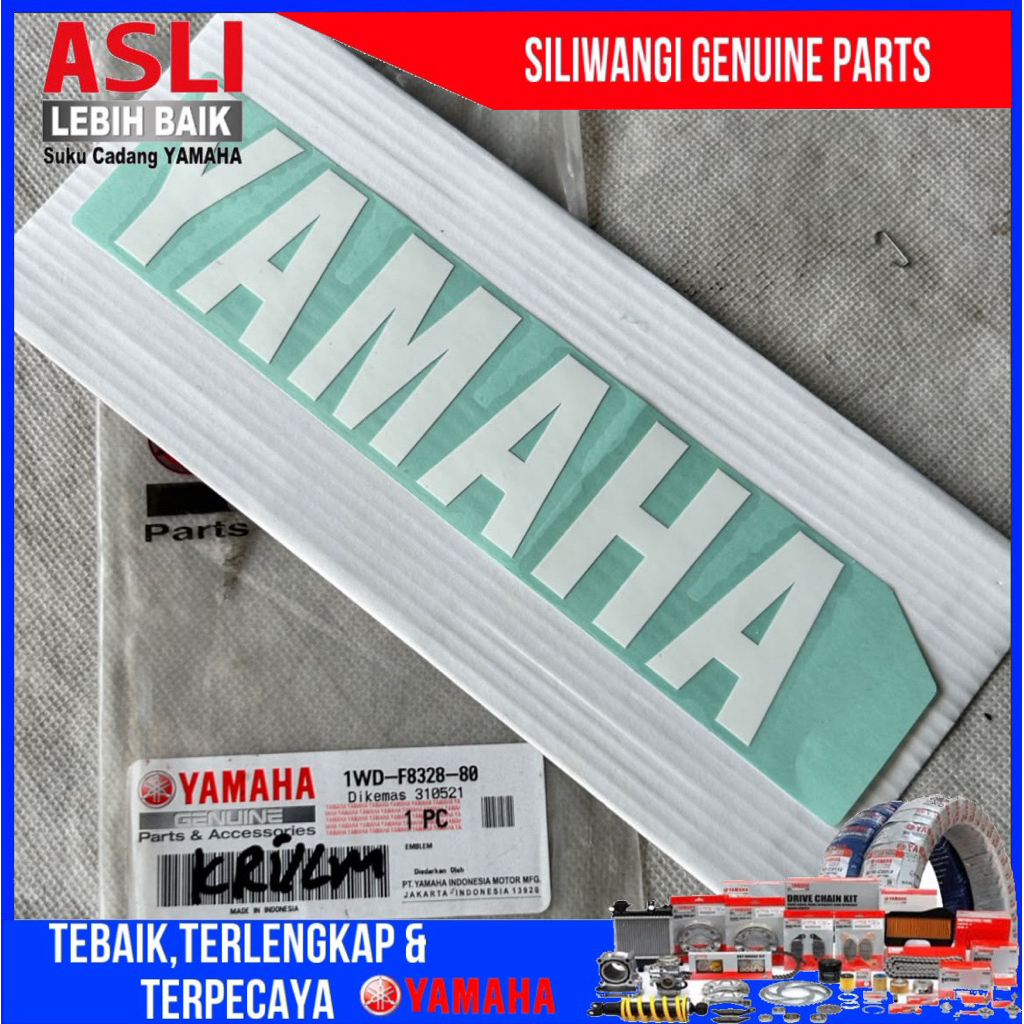 1WD-F8328-00 Yamaha Emblem Sticker Fairing R15 R25 R3 R6 R7 R9 R1 Original 1pc
