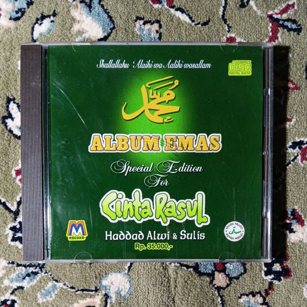CD ALBUM EMAS CINTA RASUL HADDAD ALWI & SULIS - SPECIAL EDITION