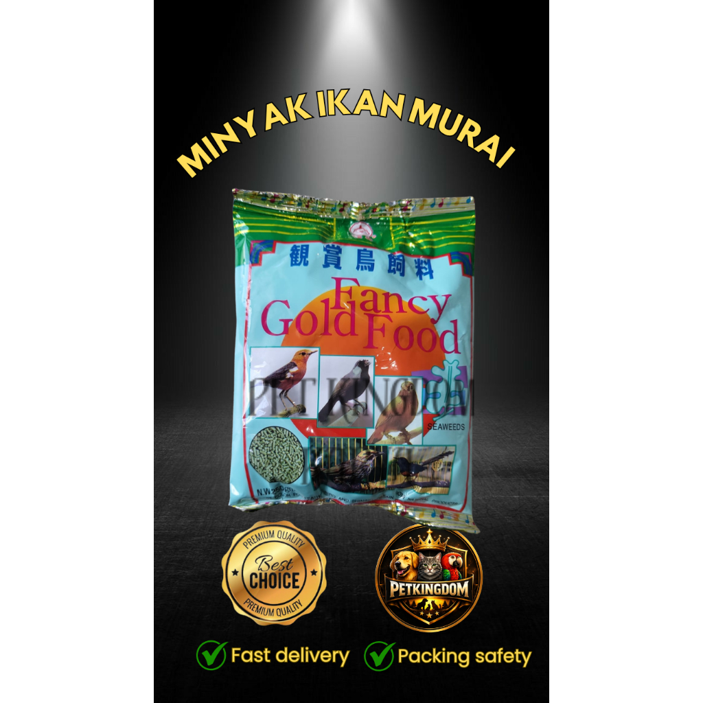 PAKAN BURUNG FANCY GOLD FOOD 250GRAM VOER FANCY KECIL 250 GRAM VOR FANCY PURNFANCY
