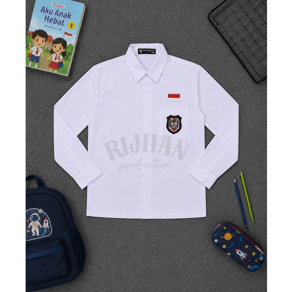 Baju seragam anak SD laki-laki Kelas 1-6 Premium