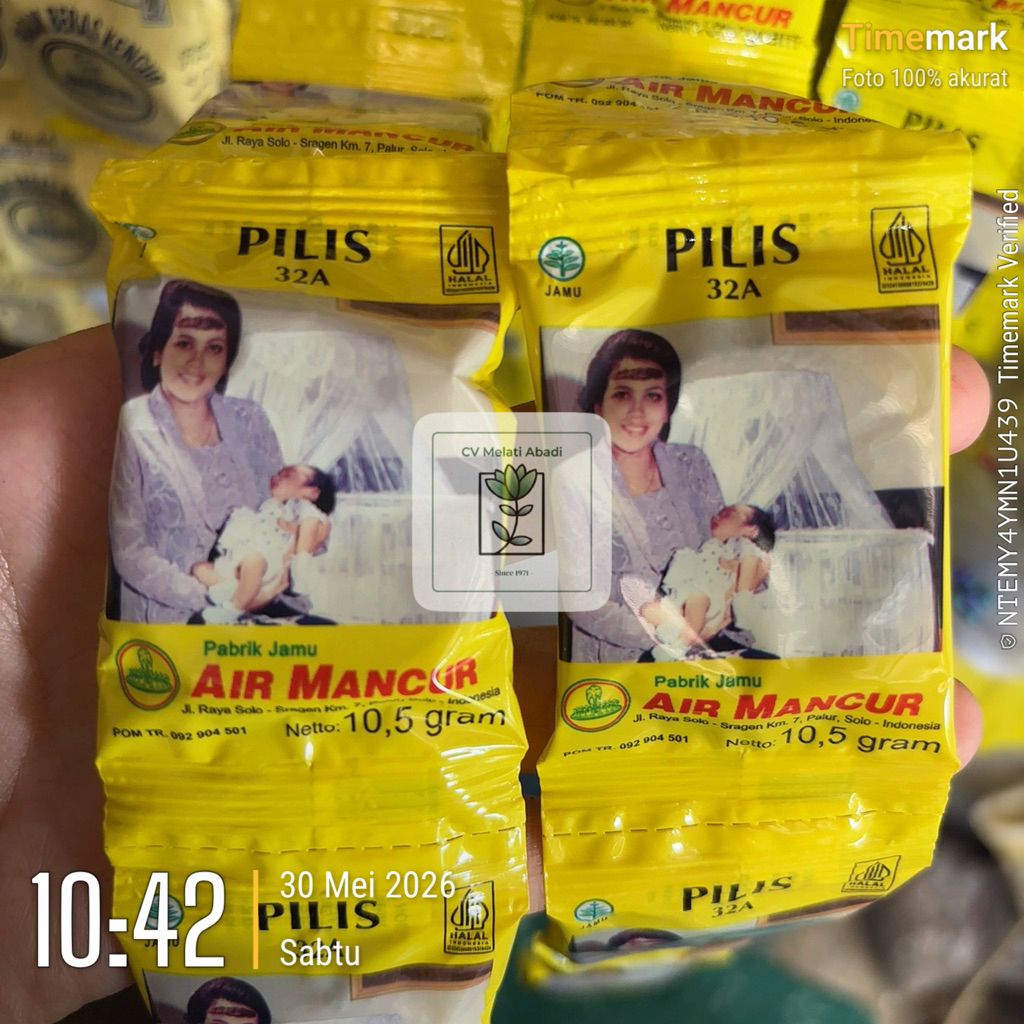 Air Mancur Pilis - Pilis Padat Herbal untuk Meredakan Sakit Kepala Wanita Pasca Melahirkan