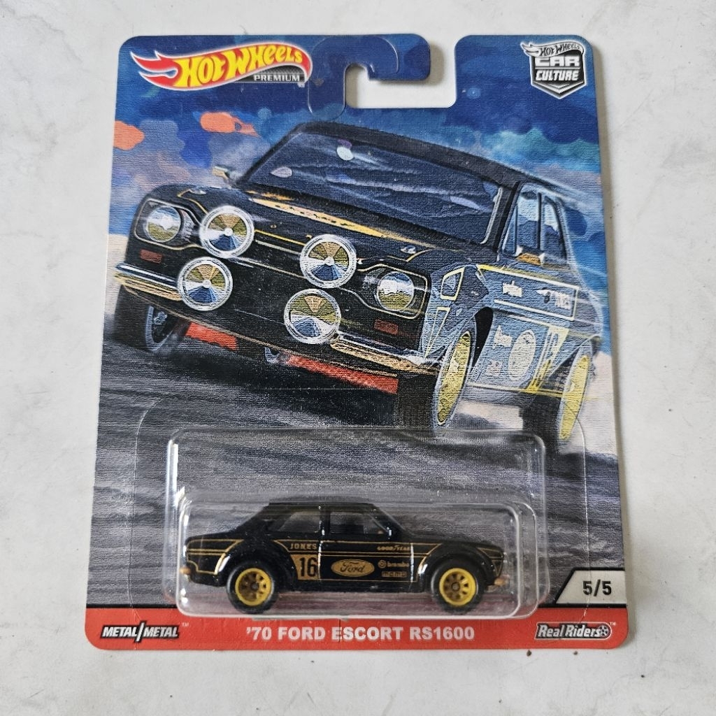 hotwheels 70 ford escort rs1600 premium