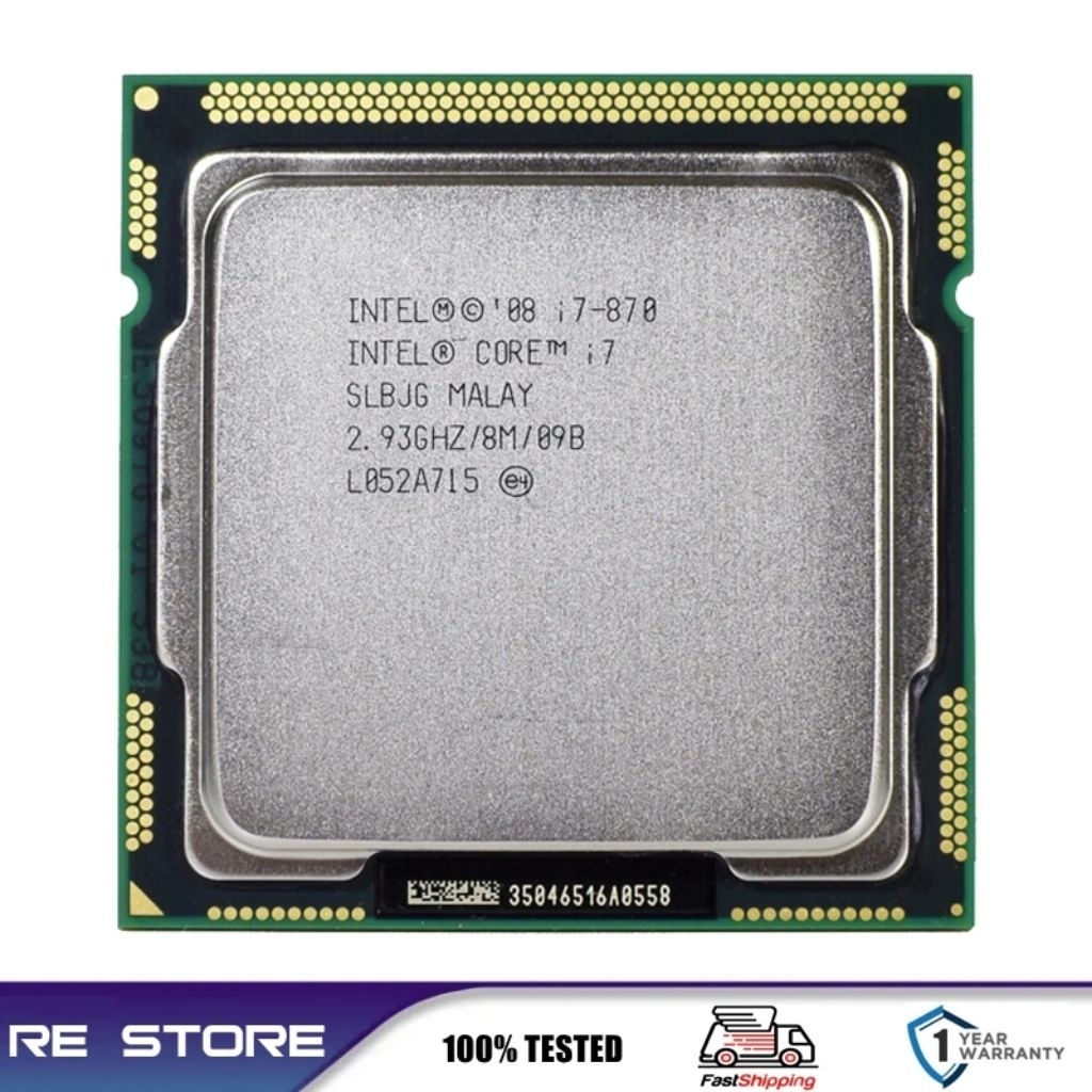 PROCESSOR INTEL i7 870 LGA 1156