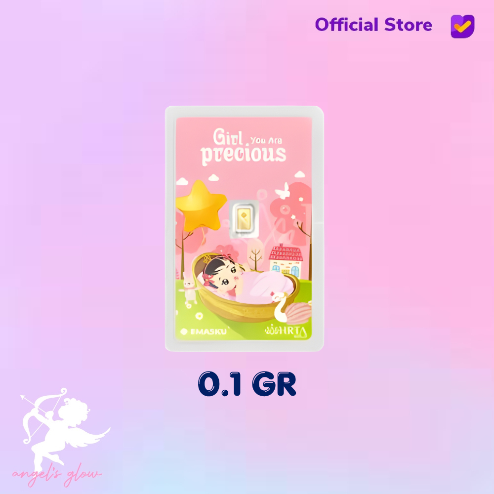 Micro Gold Logam Mulia Emasku Baby Girl Series 0.1 GRAM