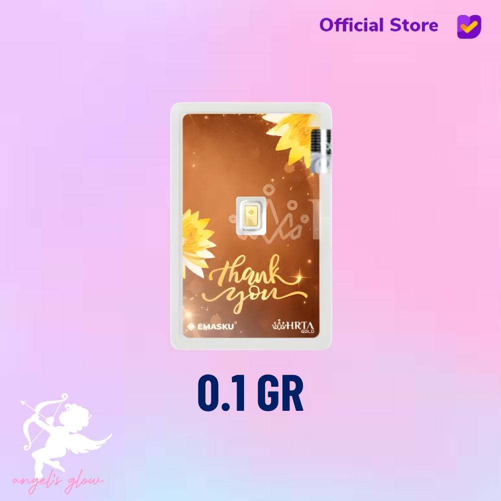 Micro Gold Logam Mulia Emasku Thank You Series 0.1 GRAM