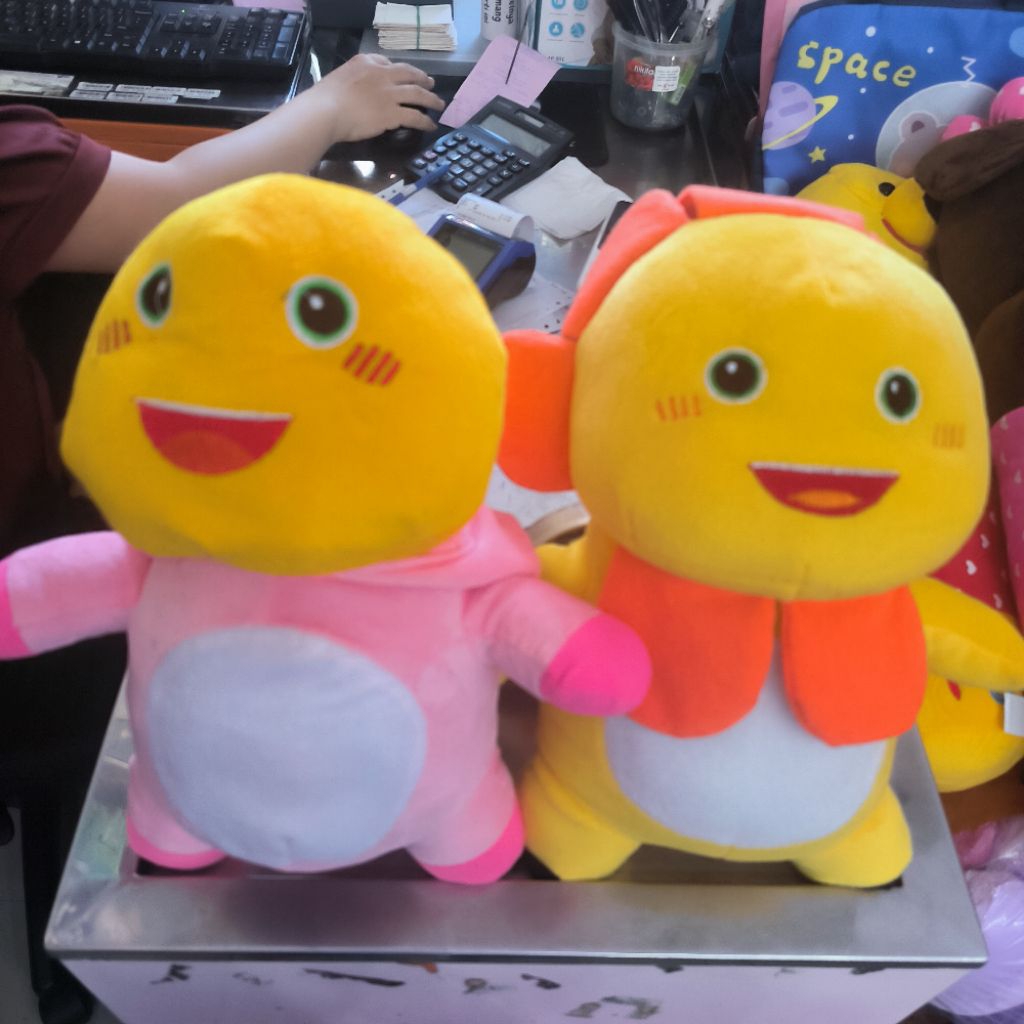 boneka Nailong / boneka dino kuning Nailong