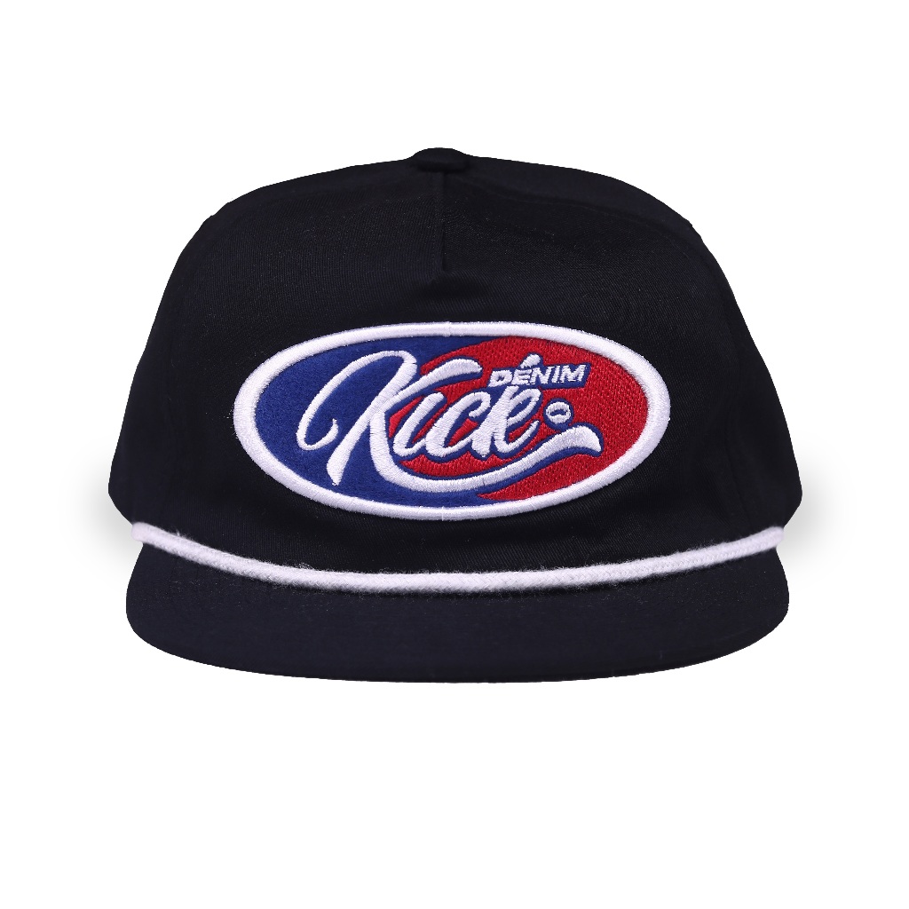 Kick Denim - Topi RopeHat Twill Hitam | Rope Hat Norton